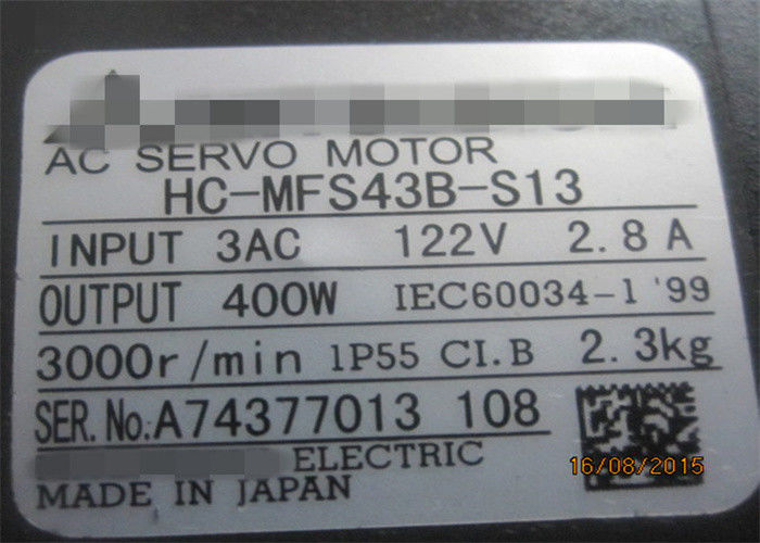 三菱産業ACサーボ モーターHC-MFS43-S13 HC-MFS43B-S13力400KW