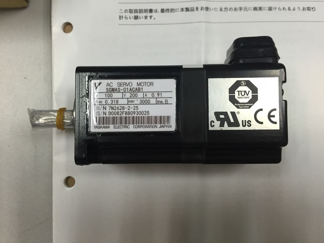 ヤスカワAC産業用サーボモーター SGMAS-01ACAB1 100W 200V 全新