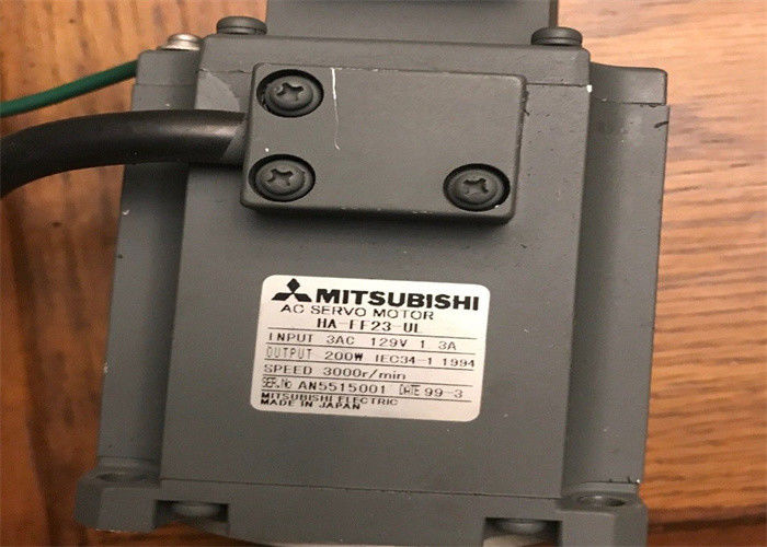 ミツビシ NEW 200W AC SERVO モーター HA-FF23-UL 3AC 129V 1.3A 3000rpm