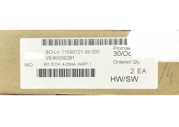 EMERSON DELTAV アナログ出力カード VE4005S2B1 KJ3221X1-BA1 8 CH 4-20 mA ハートニュー