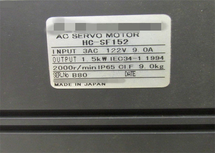 1.5Kw 3相サーボモーター, MITSUBISHI AC 強力なサーボモーター HC-SF152 HC-SF152K