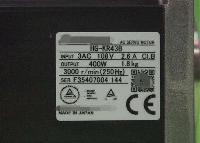 新品オリジナルの三?? HG-KR43B HG-KR43 ACサーボモーター J4シリーズ 400Wブレーキ