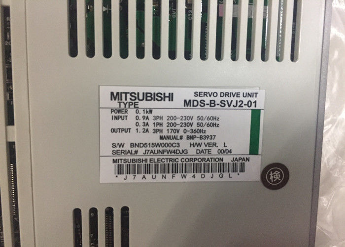 三?? 電動駆動 MDS-B-SVJ2-01 産業用交流サーボモーター駆動ユニット 0.1KW 0.9A