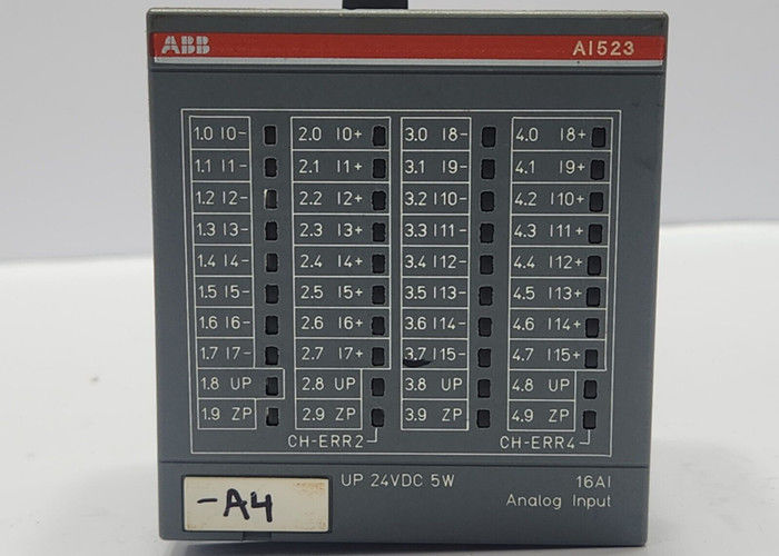 ABB AI523 1SAP250300R0001 AI523: S500 アナログ入力モジュール 16 AI: U,I,RTD,DI. 13ビットを含むサイン1ワイヤー