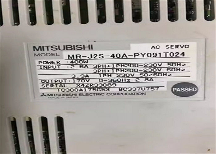 日本製 高トルク直流サーボモーター MR-J2S-40A-PY091 工業機械用