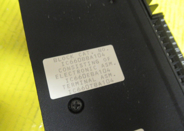 IC660EBA104は,GEファヌック・オートメーションのGenius Block I/Oモジュールの部品で,現在はエマーソン・オートメーションに属している.
