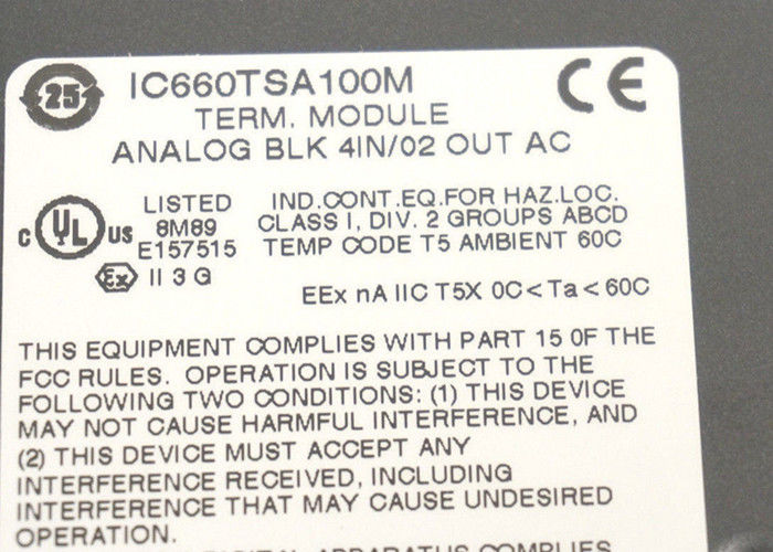 GE Fanuc IC660TSA100端末組は,I/Oブロックの端末組である.