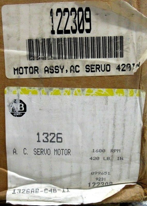 AB 1326AB-C4B-11 トークプラスシリーズ 1391-DES AC サーボドライブ用のサーボモーター