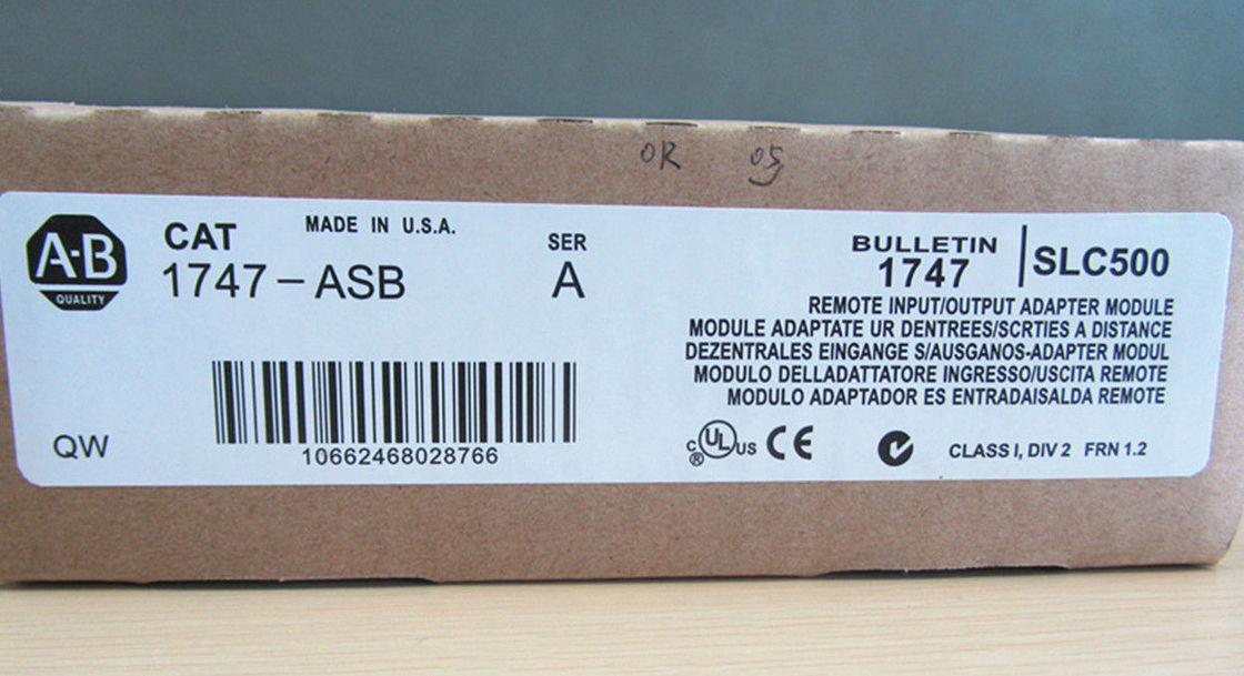 SLC リモート I/O アダプター モジュール 1747-ASB AB ブランド CE 認証