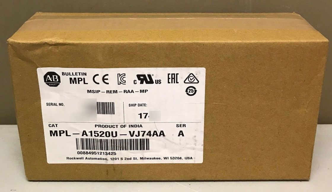 アレン・ブラッドリー MPL-A1520U-VJ74AA MPLシリーズ MPL 240V AC回転サーボモーター