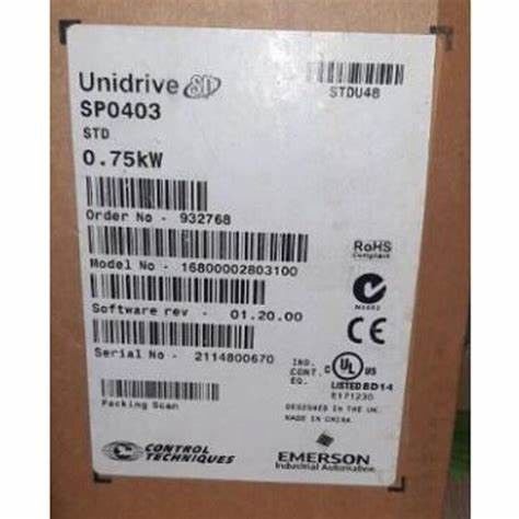 EMERSON SP0403 インダクションモーターとサーボモーターのための汎用変速AC駆動